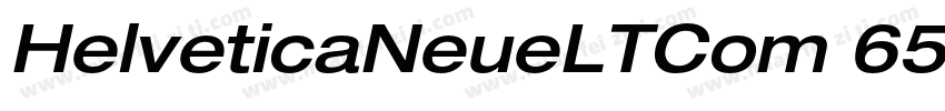 HelveticaNeueLTCom 65 md字体字体转换